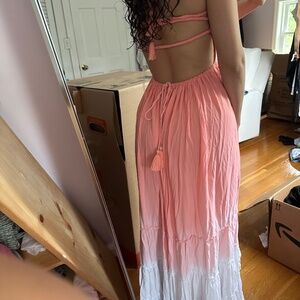 Tiare Hawaii Naia maxi dress dusty rose